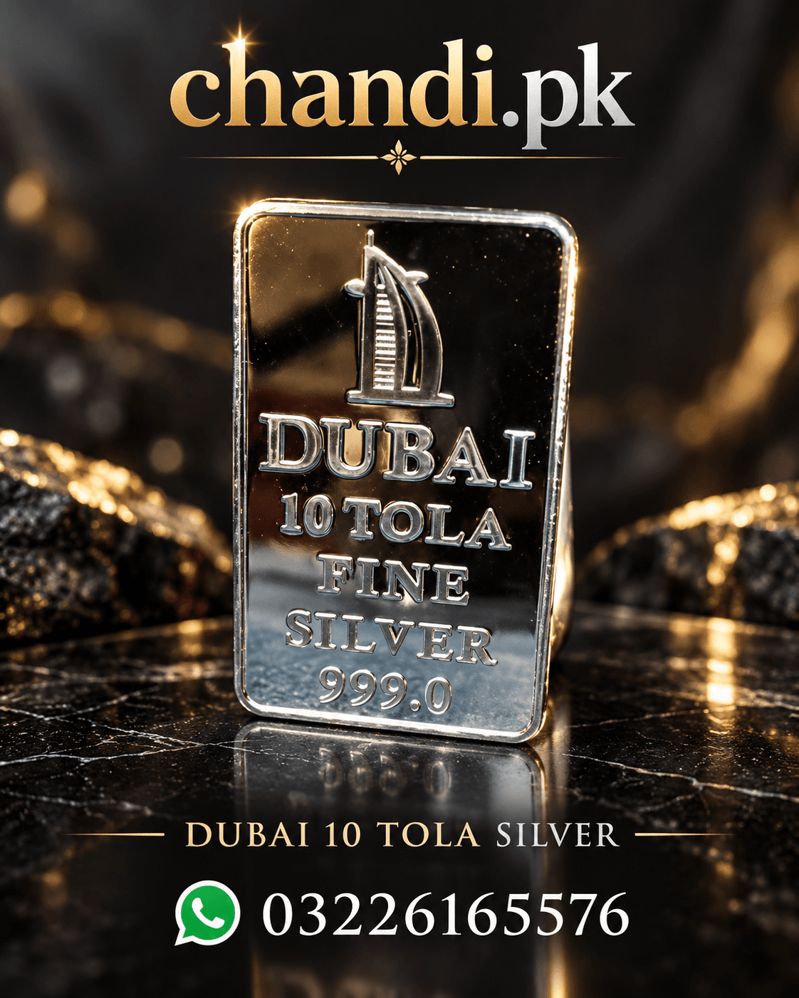 10 Tola Dubai Bar Bar code