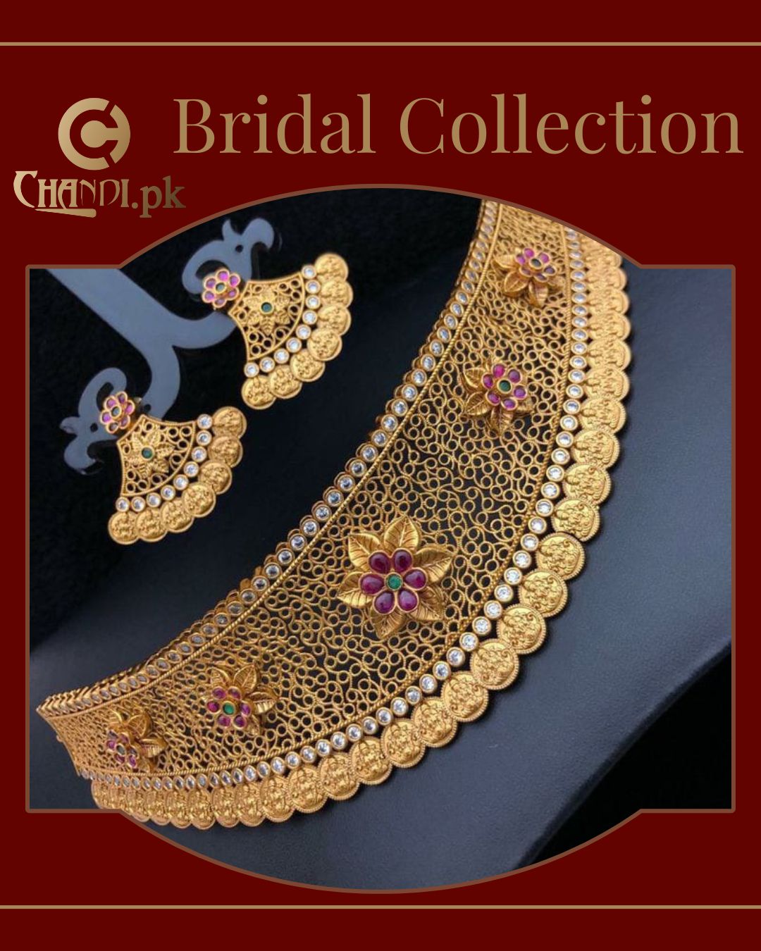 Beautiful Gold Necklace set